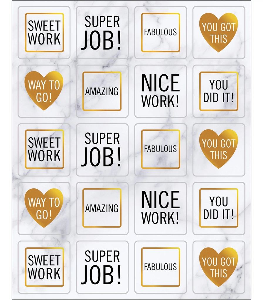 Simply Boho Motivators Shape Stickers