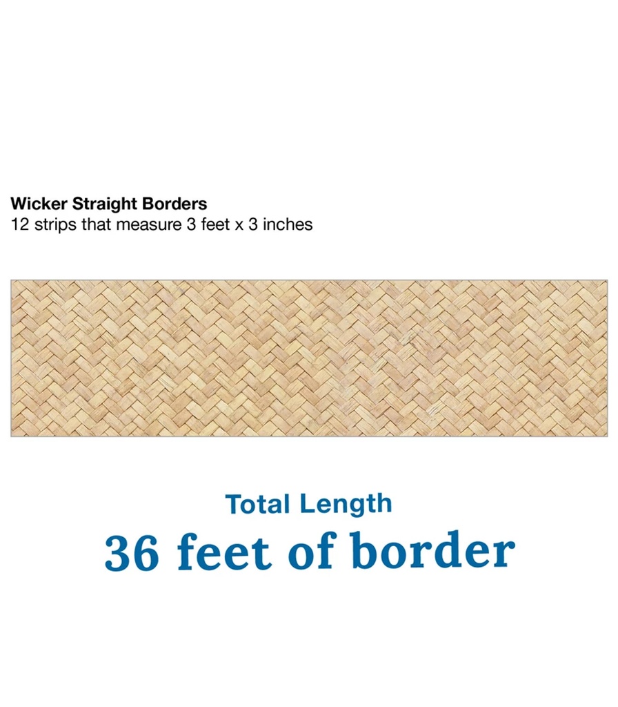 Simply Boho Wicker Straight Borders