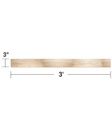 Simply Boho Wood Straight Borders