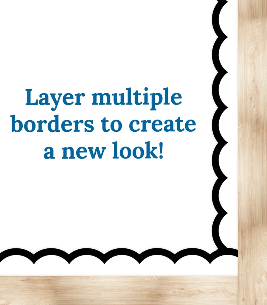 Simply Boho Wood Straight Borders