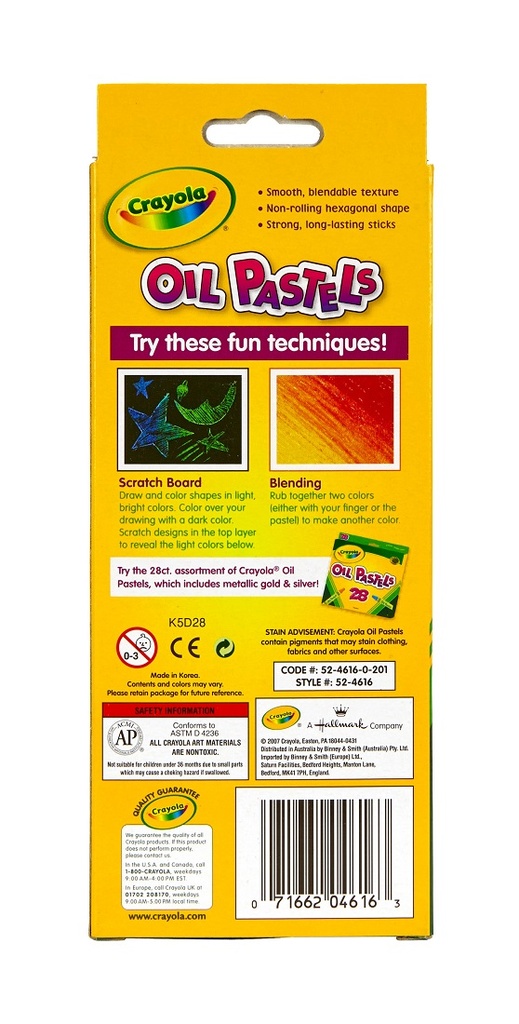 16ct Crayola Oil Pastels