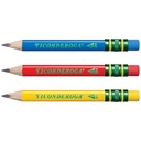 My First® Primary Colors Large Triangle Barrel Short Wooden Sharpened Pencils with Eraser 24 Count