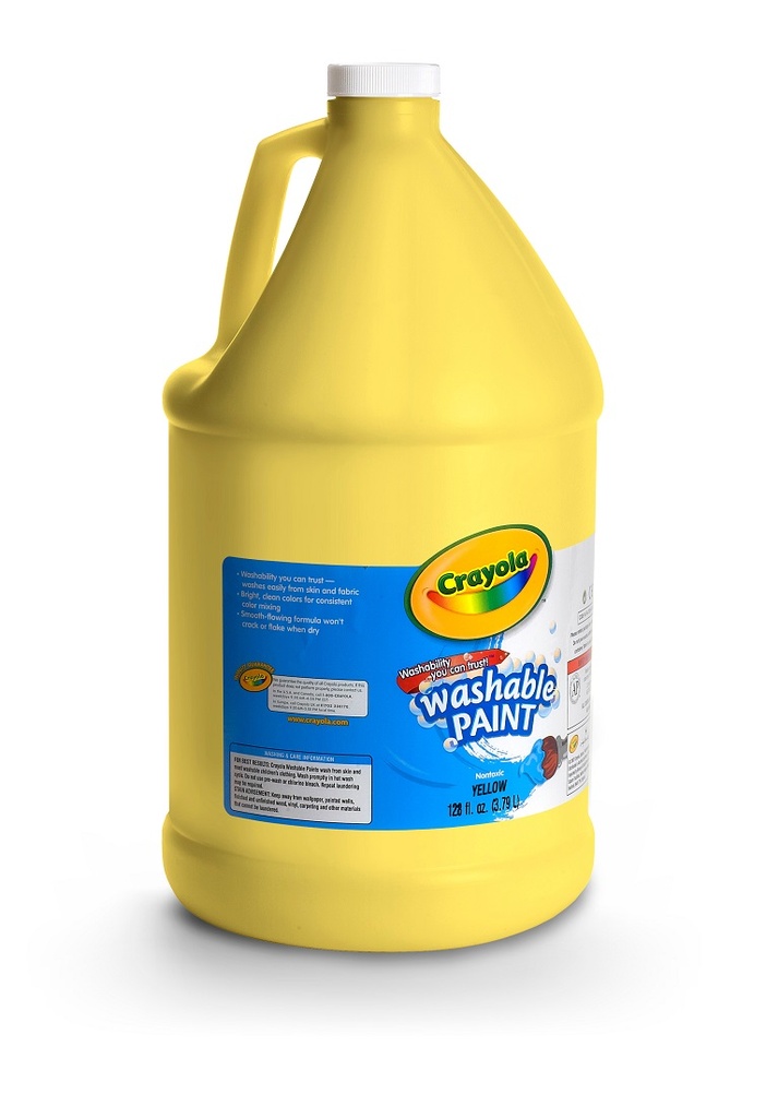 128oz Yellow Crayola Washable Paint     Ea