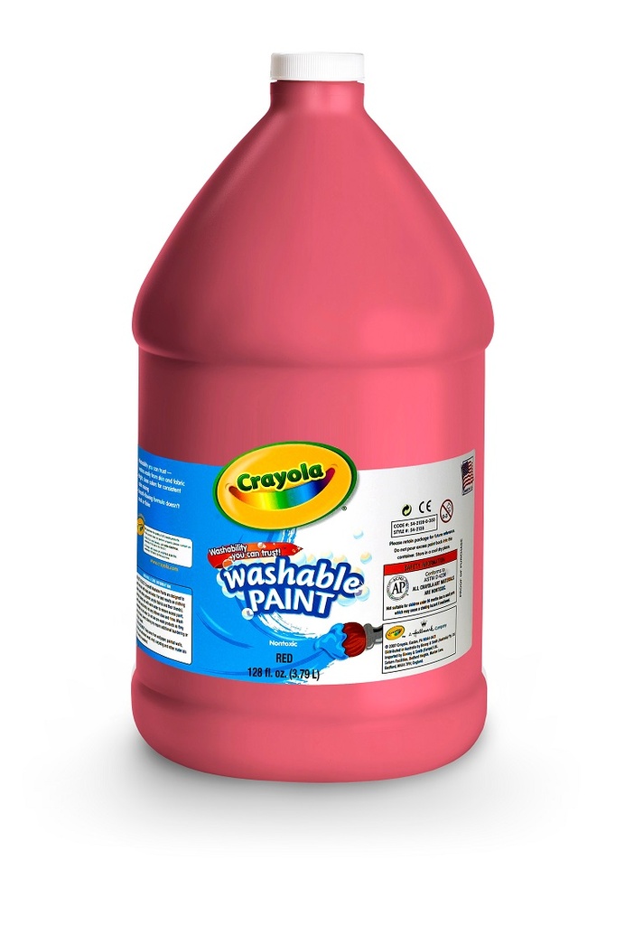 128oz Red Crayola Washable Paint Ea