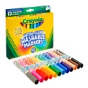 12ct Crayola Ultra-Clean Washable Markers Conical Tip