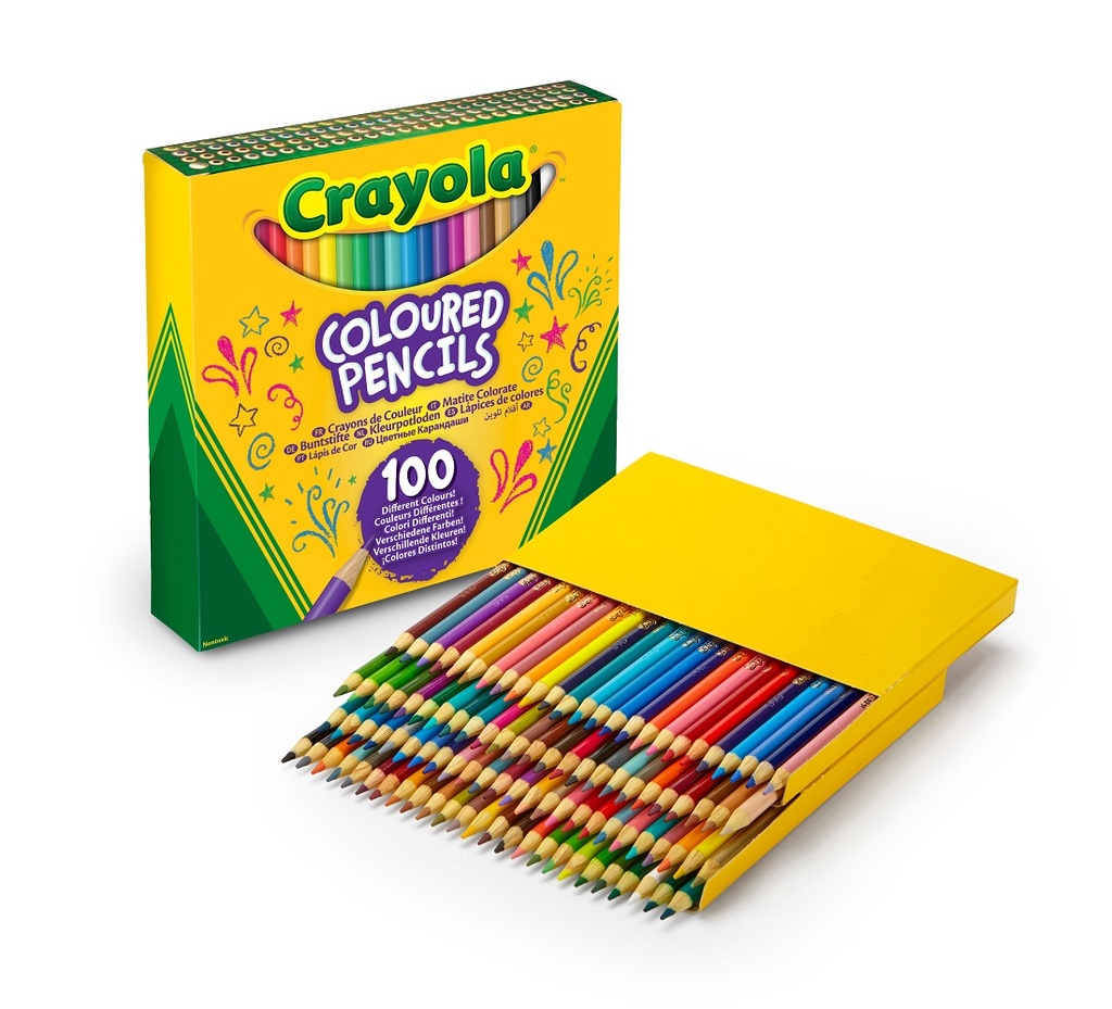 100ct Crayola Colored Pencils Easel Box