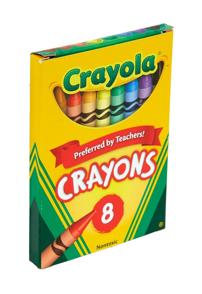 Crayola Crayons 8ct, 8 Count (Pack of 6), Assorted