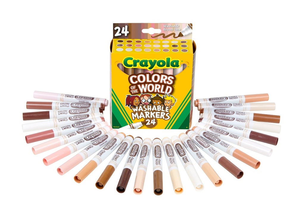 24ct Crayola Colors of the World Markers