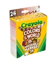 24ct Crayola Colors of the World Markers