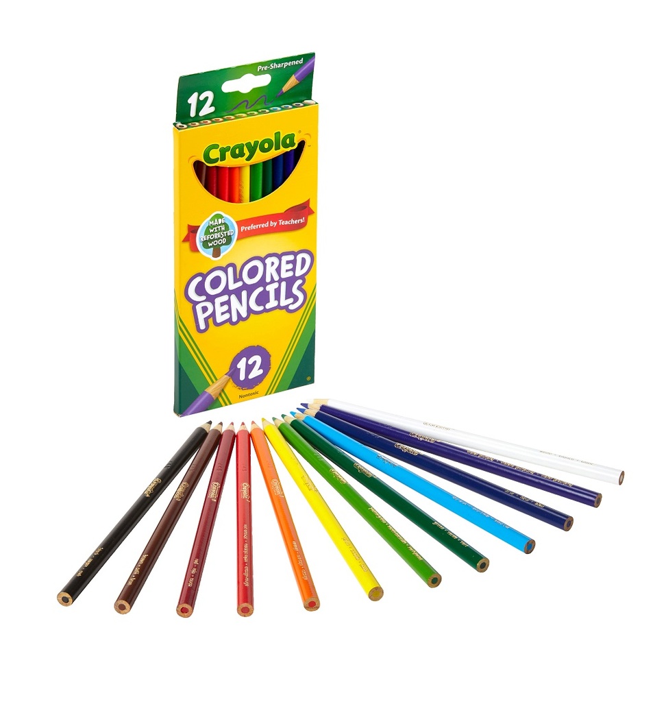 12ct Crayola Colored Pencils