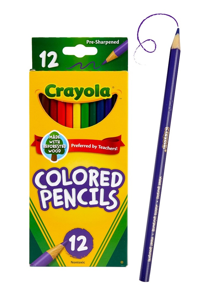 12ct Crayola Colored Pencils