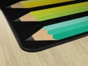Black White & Stylish Brights Pencil 7'6" X 12' Rectangle Carpet 