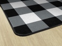 Simply Stylish Large Black & White Buffalo Check 7'6" X 12' Rectangle Carpet 
