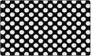 Simply Stylish Black & White Polka Dot 7'6" X 12' Rectangle Carpet 