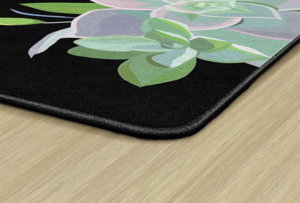 Simply Stylish Succulents 7'6" X 12' Rectangle Carpet 