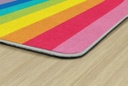 Hello Sunshine Modern Rainbow 5' X 7'6" Rectangle Carpet