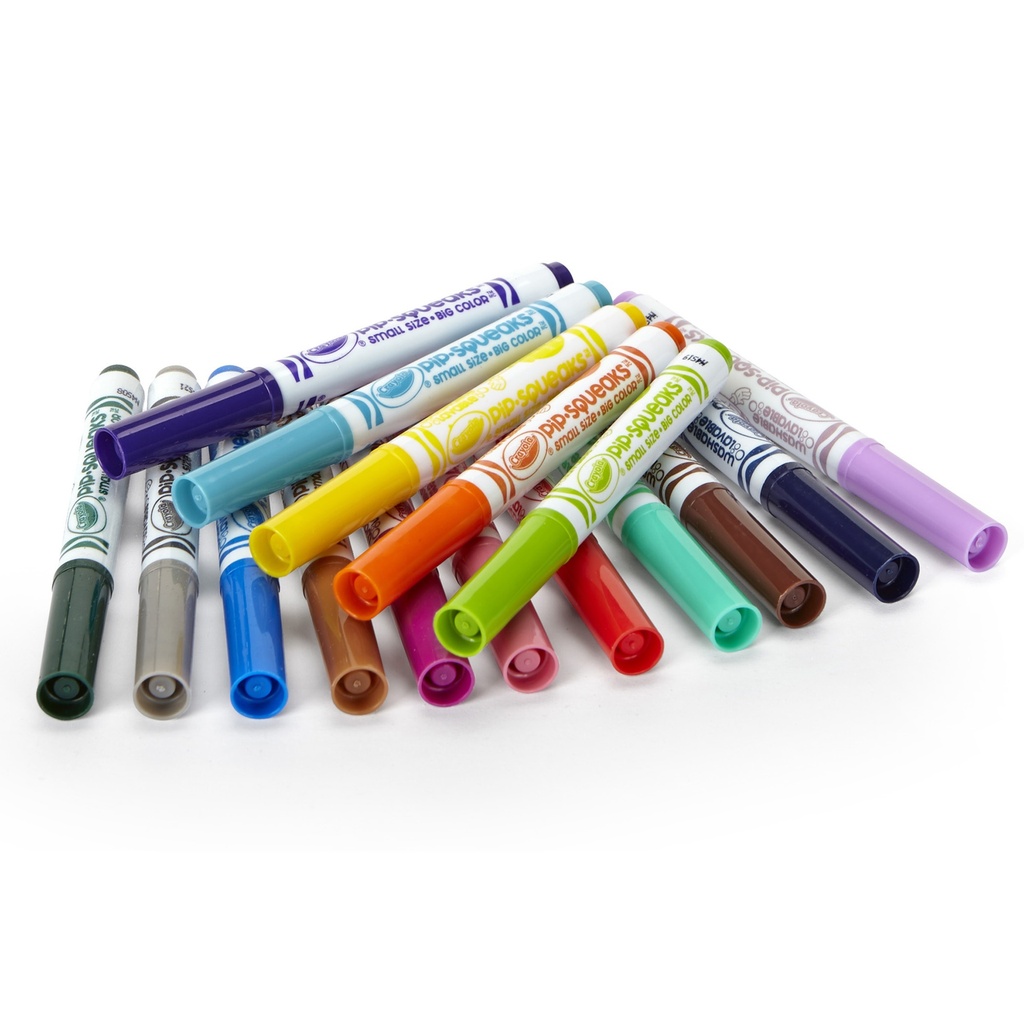 Pip-Squeaks™ Skinnies™ Markers, Fine Tip, 16 Colors