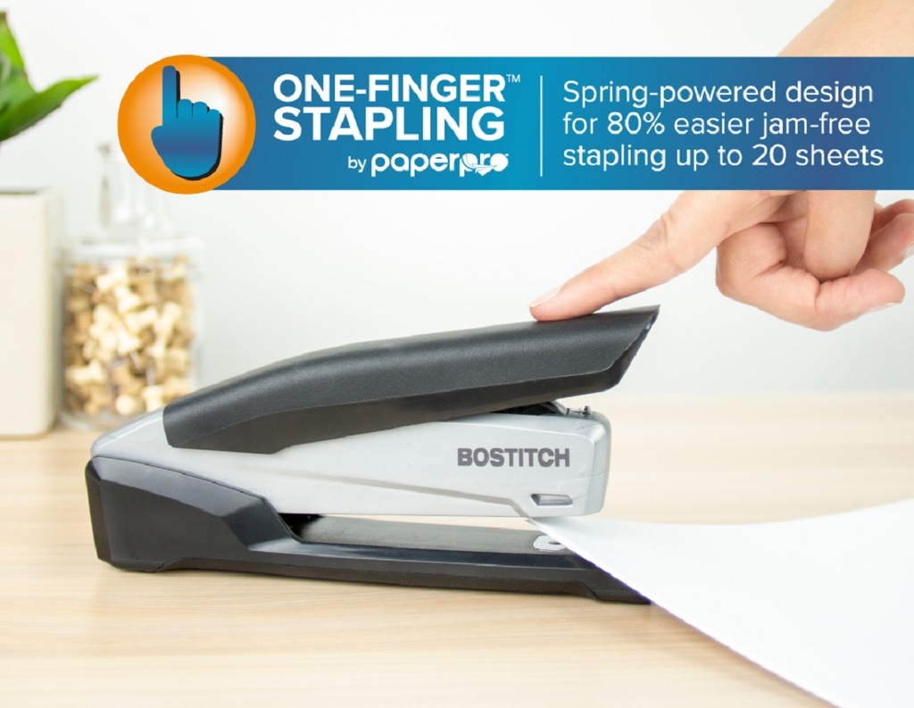 Bostitch InPower Spring Powered Desktop Stapler