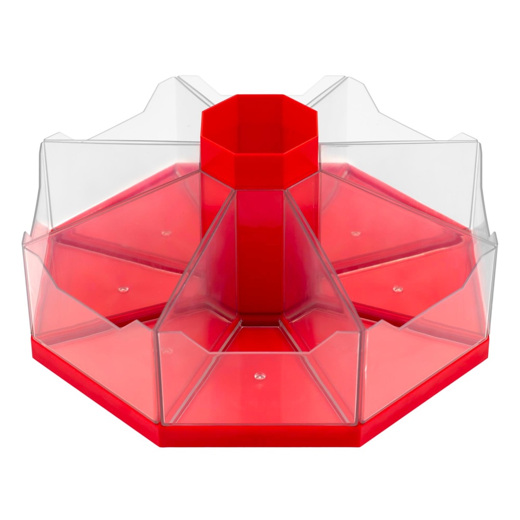 Classroom Caddie Octagonal Storage System, Red