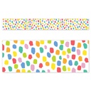 Core Decor Colorful Messy Dots EZ Border, 48 Feet