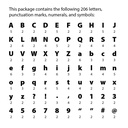 Core Decor Stars on Black Designer Letters