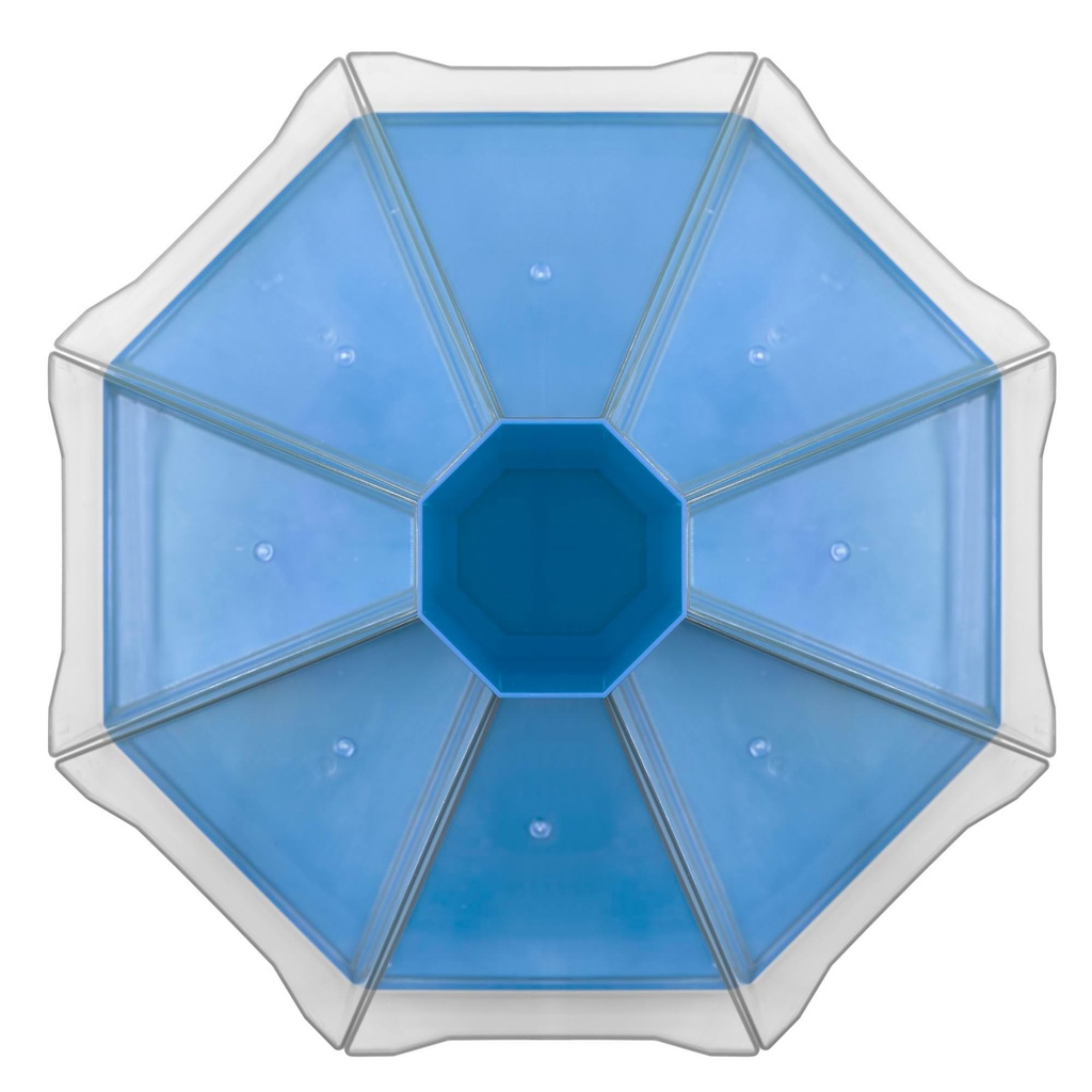 Classroom Caddie Octagonal Storage System, Blue