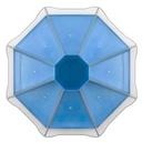 Classroom Caddie Octagonal Storage System, Blue