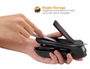 Black Anti Microbial Desktop Stapler