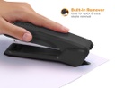 Black Anti Microbial Desktop Stapler