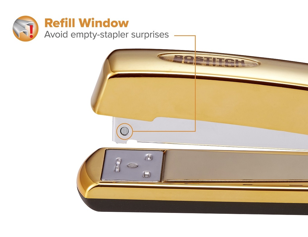 B5000 Professional Executive Stapler with Gold Chrome Finish