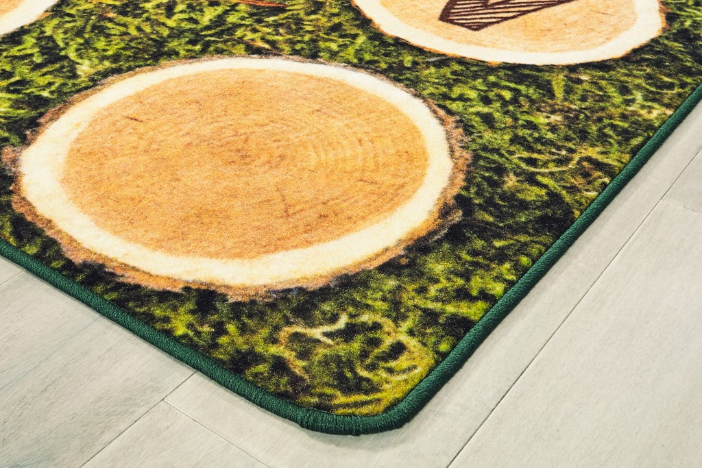 Alphabet Tree Rounds Seating Rug 6ft x 9ft Rectangle