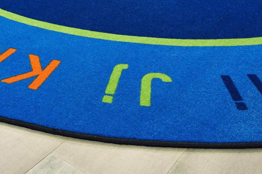 Basic Concepts Literacy Rug 8ft x 12ft Oval
