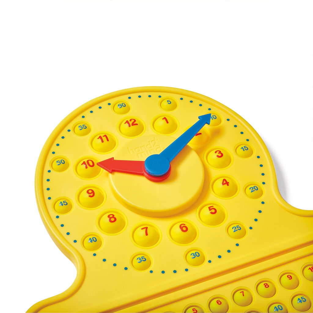 NumberLine Clock™ Sensory Bubble Popper