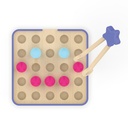 Pattern Matching Puzzle Wooden Color & Counting Board