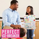 Colorful Star Student Read All About Me Posters, Set of 20