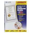 25ct Heavyweight Cleer Adheer Laminating Pockets