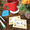Buzzing Bees Name Tags/Labels – Multi-Pack
