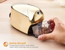 QuietSharp Executive Electric Pencil Sharpener Gold