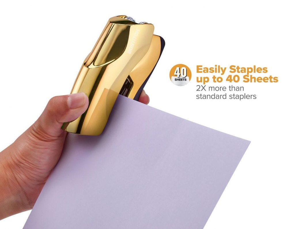 Gold Bostitch B175 Electro Flat Clinch Stapler