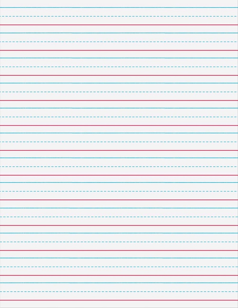 Short Ruled Multi-Sensory 8-1/2" x 11" Raised Ruled Handwriting Tablet