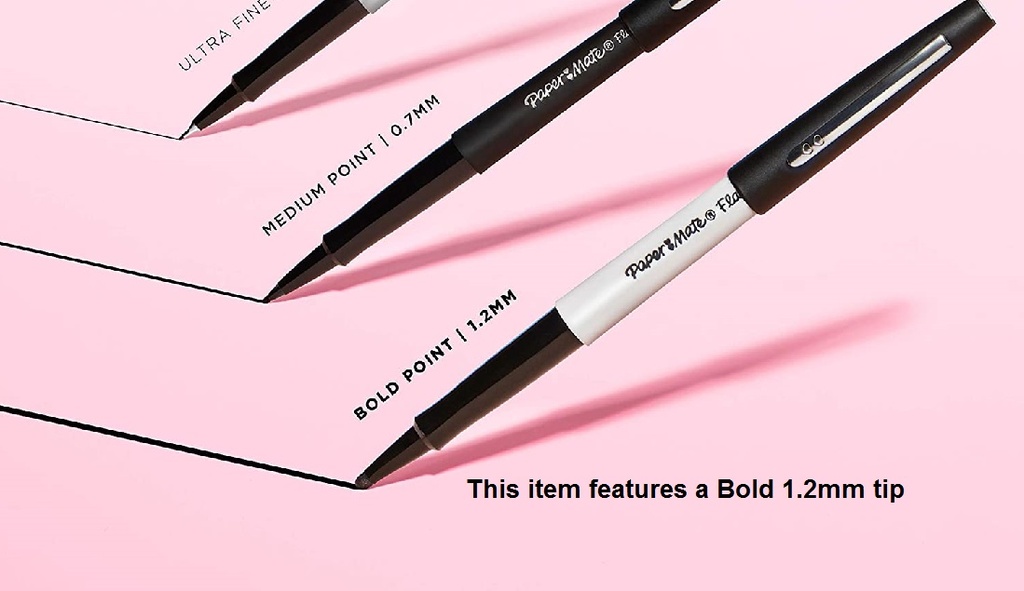 16ct Paper Mate Medium Flair Bold Colors Pens