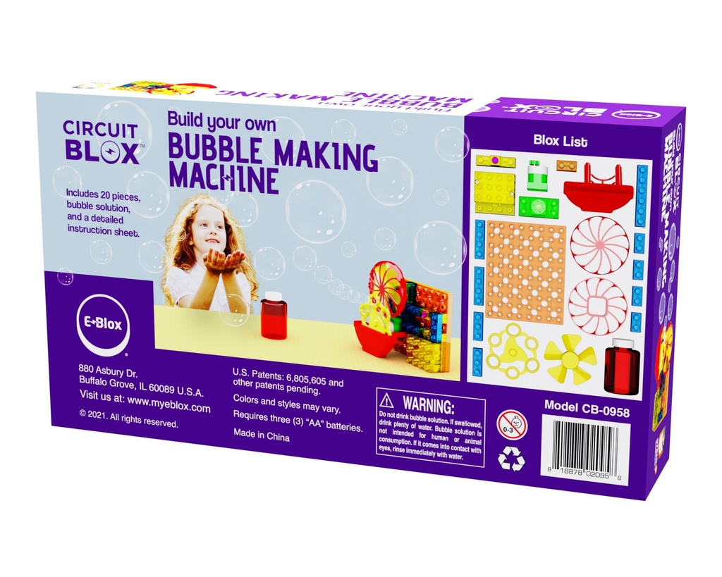 Circuit Blox Build Your Own Bubble Making Machine