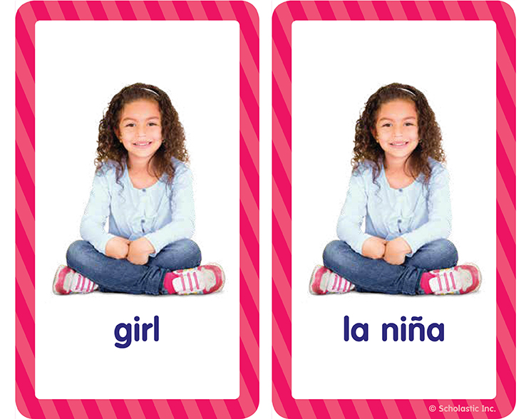 Flash Cards English-Spanish First Words