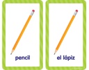 Flash Cards English-Spanish First Words