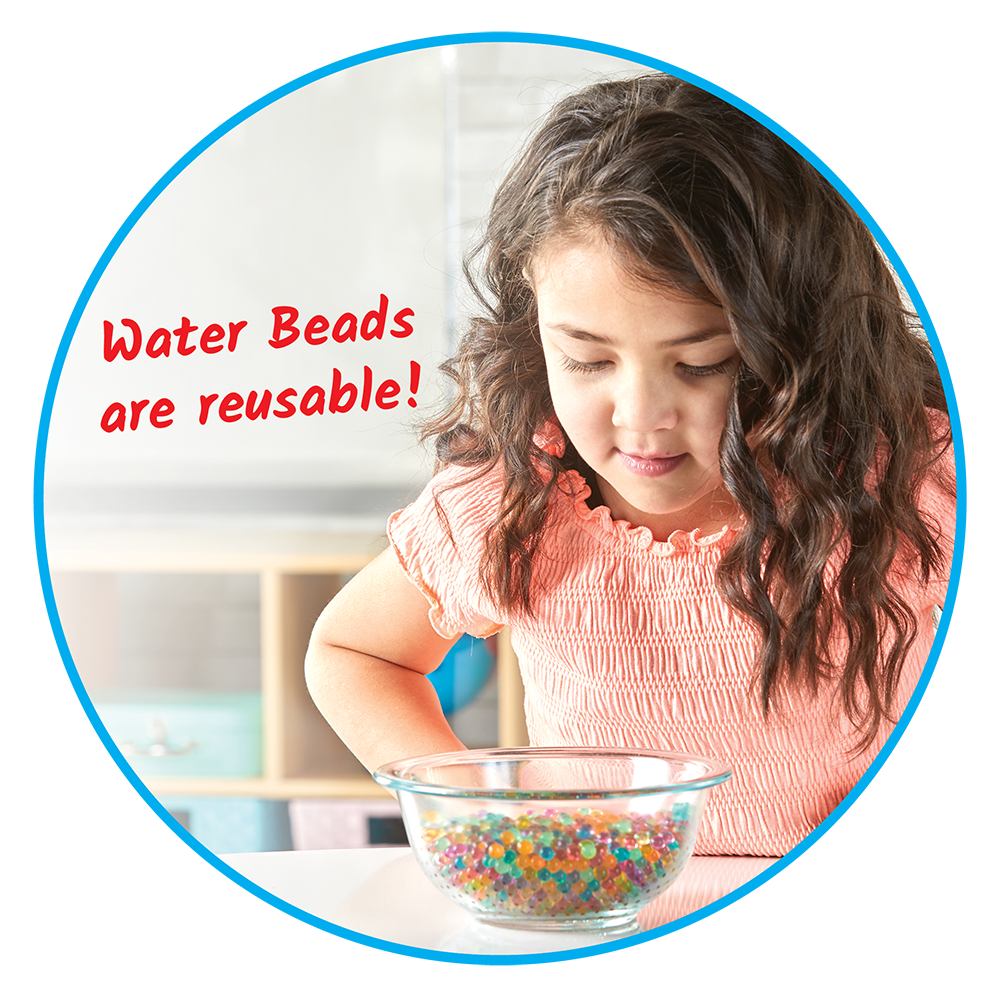 Multicolored Reusable Water Beads