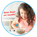 Multicolored Reusable Water Beads