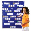Blue 33.5" x 42" Standard Pocket Chart