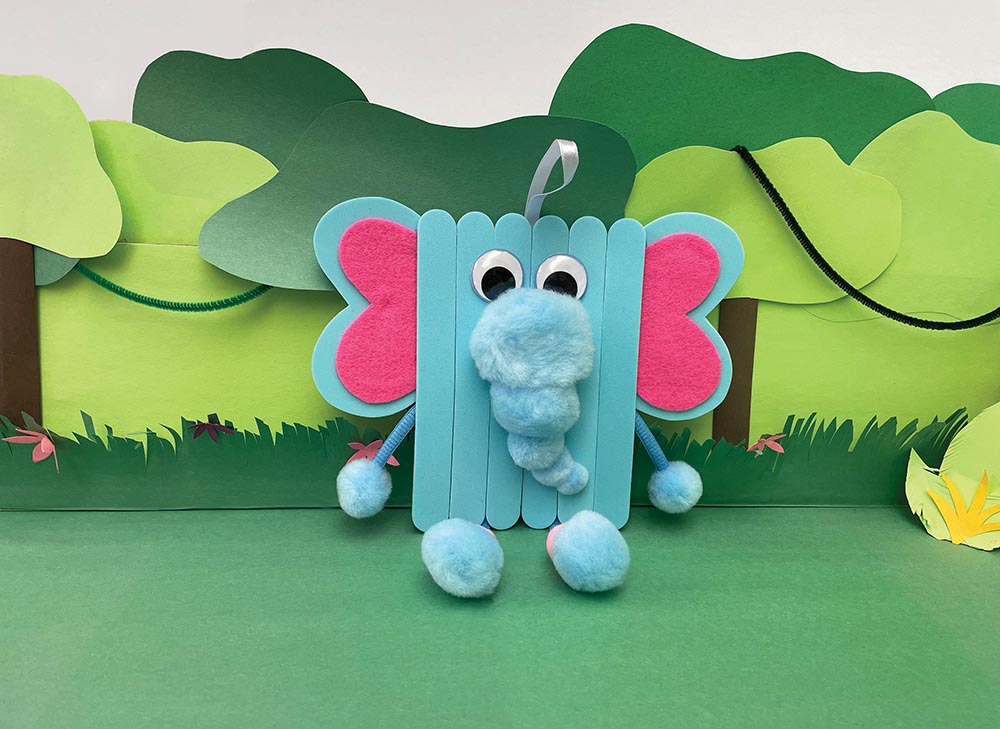 Foam Stick Elephant deco bkgrnd