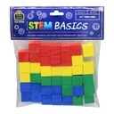 STEM Basics: Multicolor 3/4" Foam Cubes