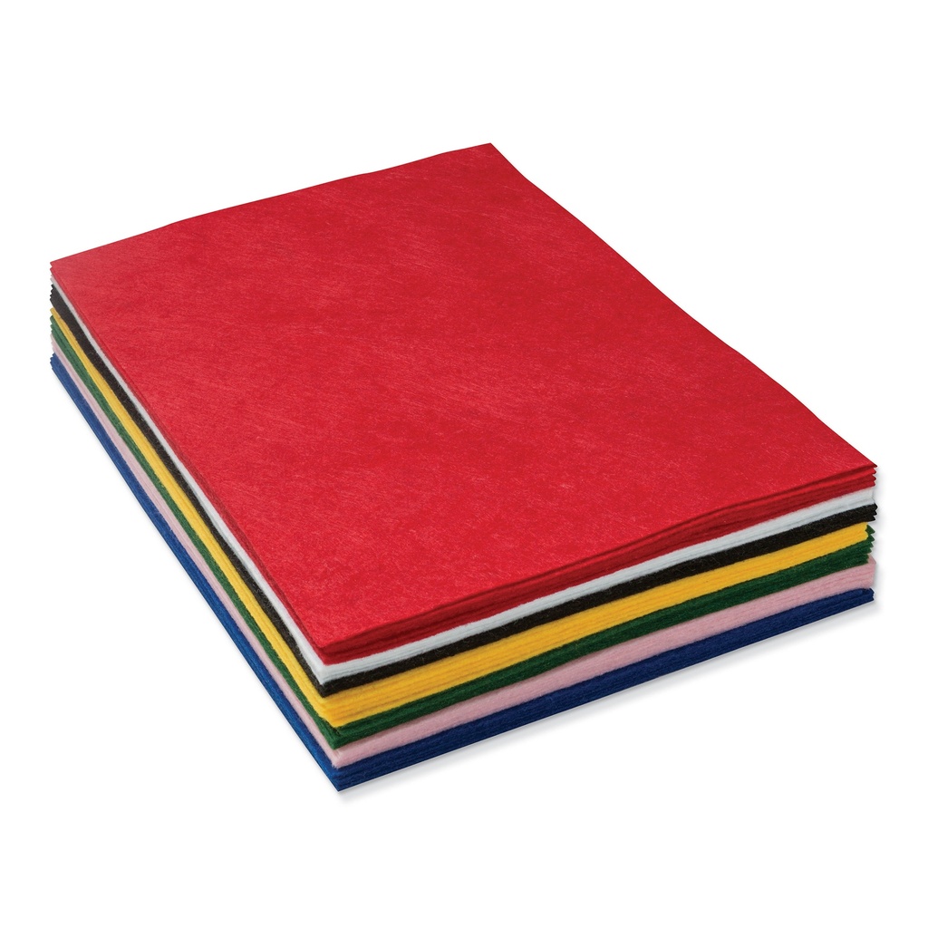 Assorted Colors Felt Sheets 1 lb.